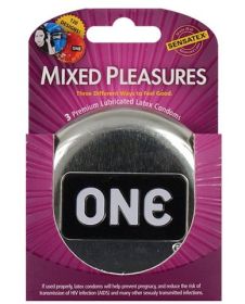 One next generation mixed pleasures condoms - box of 3 One next generation mixed pleasures condoms - box of 3